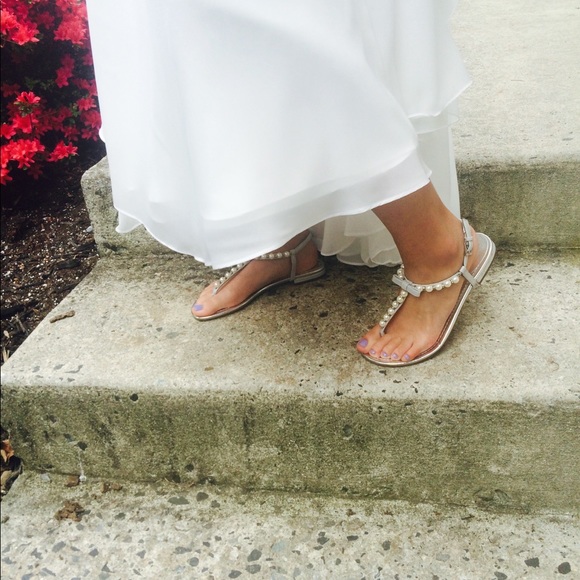 White prom dress - Picture 4 of 5